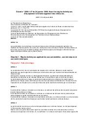 Décret n° 2000-147 du 24 janvier 2000 : Décret n° 2000-147 du 24 janvier 2000, fixant les règles techniques d'équipement et d'aménagement des véhicules. (JORT n° 8 du 28 janvier 2000) | 