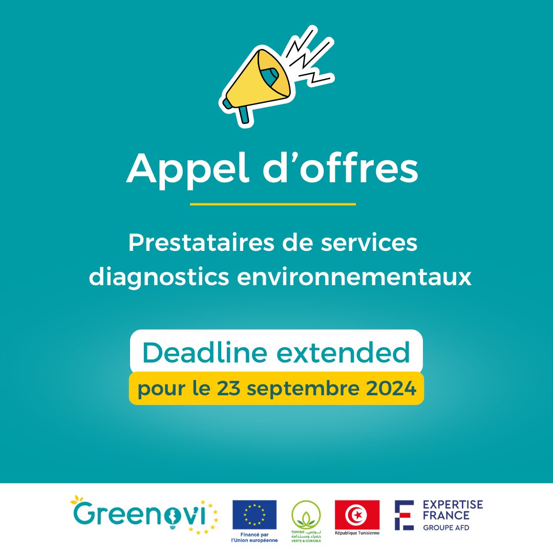 Deadline Prolongée | Appel d'offres pour la réalisation de diagnostics environnementaux | 